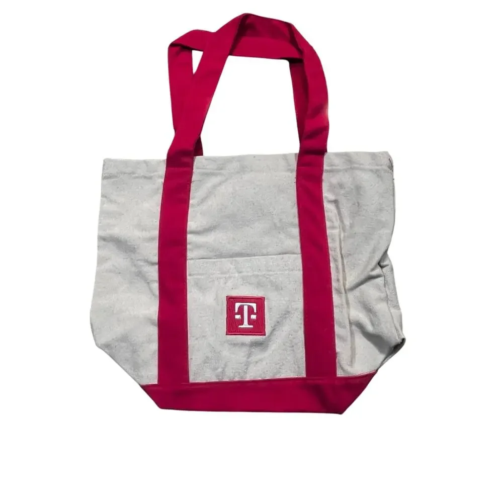 T Mobile Magenta Logo Canvas Tote‎ Bag Corporate Promo Small
